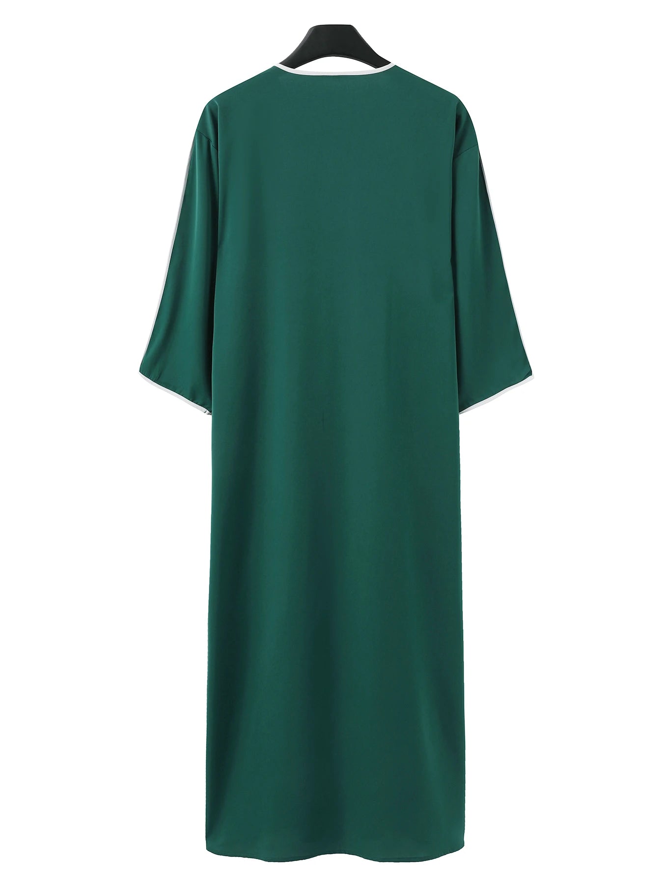 Moroccan Embroidered Men’s Thobe – Modest Islamic Wear