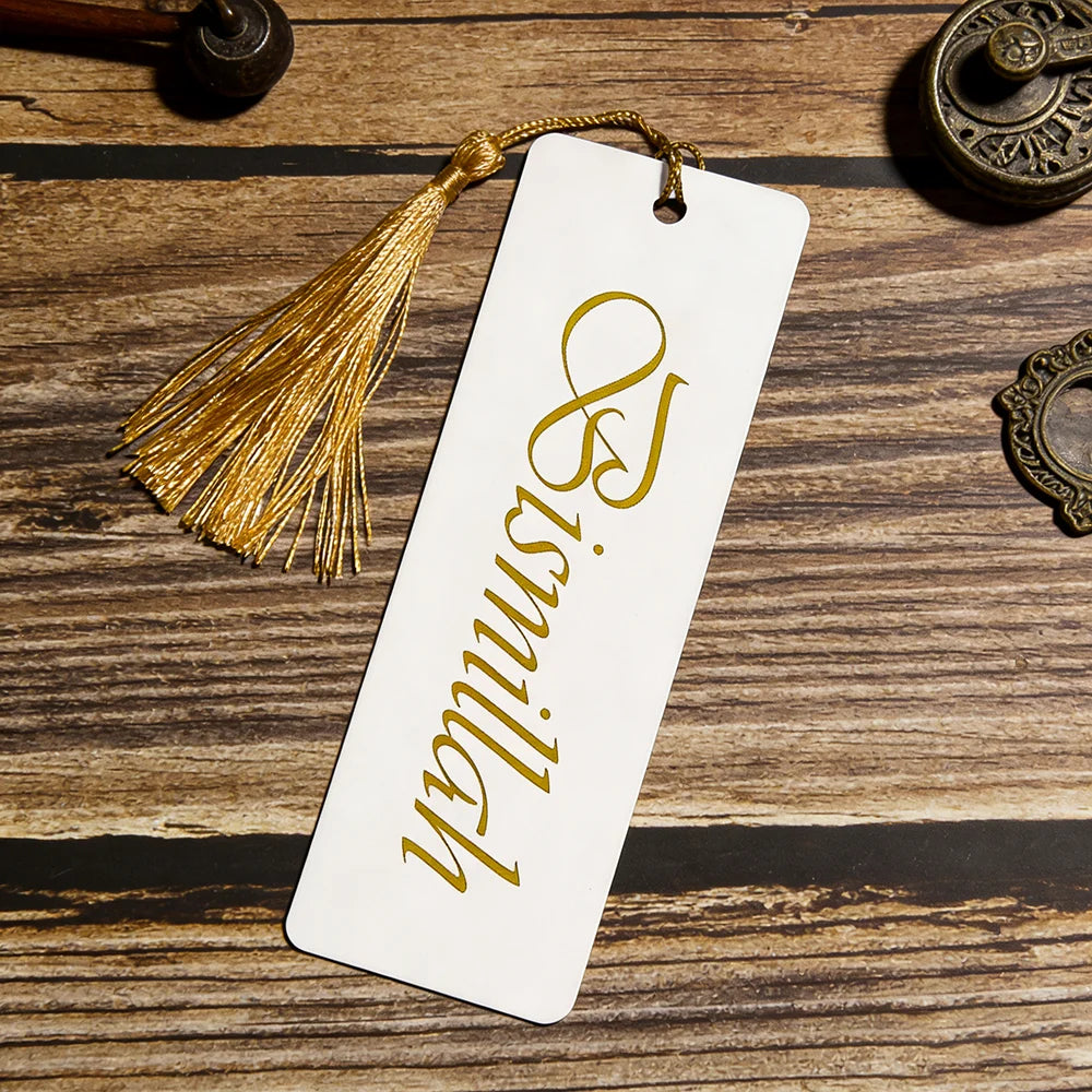 Bismillah Tassel Bookmarks – Elegant Islamic Quran Markers (5-Piece Set)