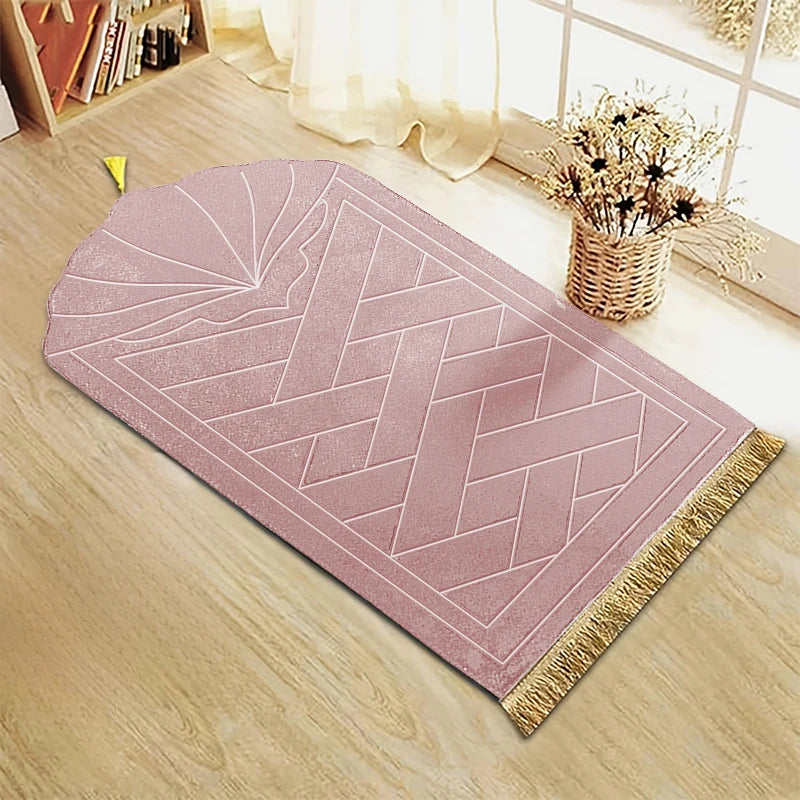 Minimalist Thick Prayer Mat – Soft Cushioned Design