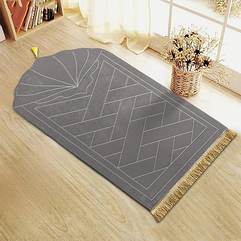 Minimalist Thick Prayer Mat – Soft Cushioned Design